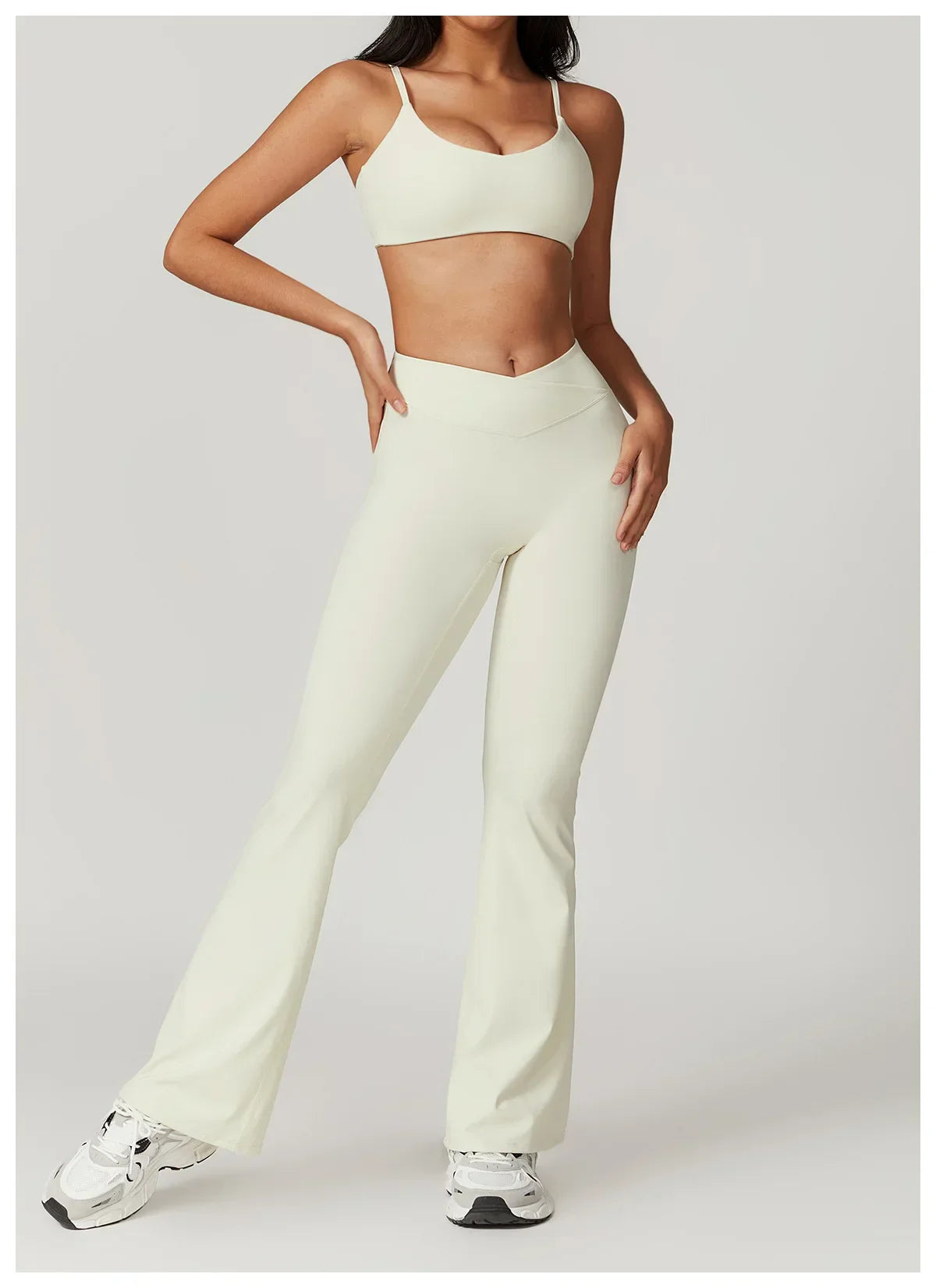 Women's Wide Leg High Waist Yoga Set Luxlife Brands