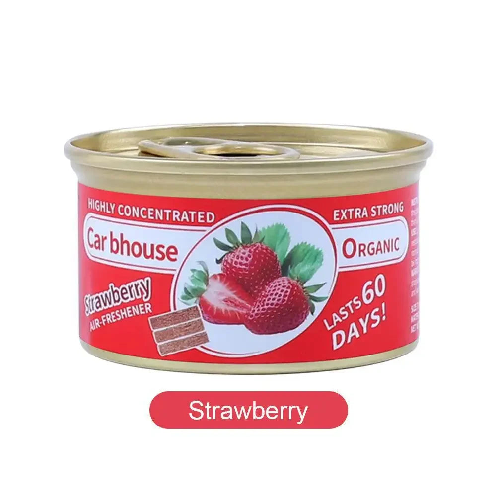 Car Air Freshener Bubble Gum Scent Organic Cans Odor Eliminator Essential Long-Lasting Strong Fragrance For Auto Home Closet Luxlife Brands