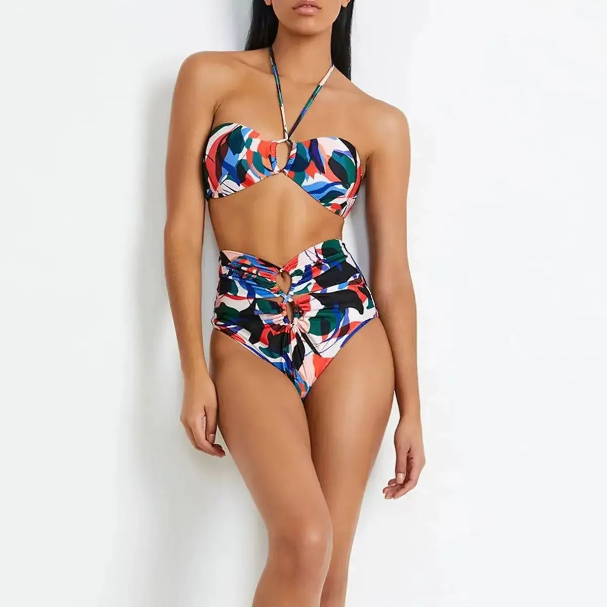 Women's Resort Bikini & Skirt Set LUXLIFE BRANDS