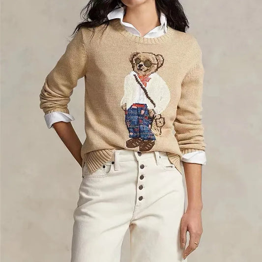 Preppy Bear Sweater LUXLIFE BRANDS