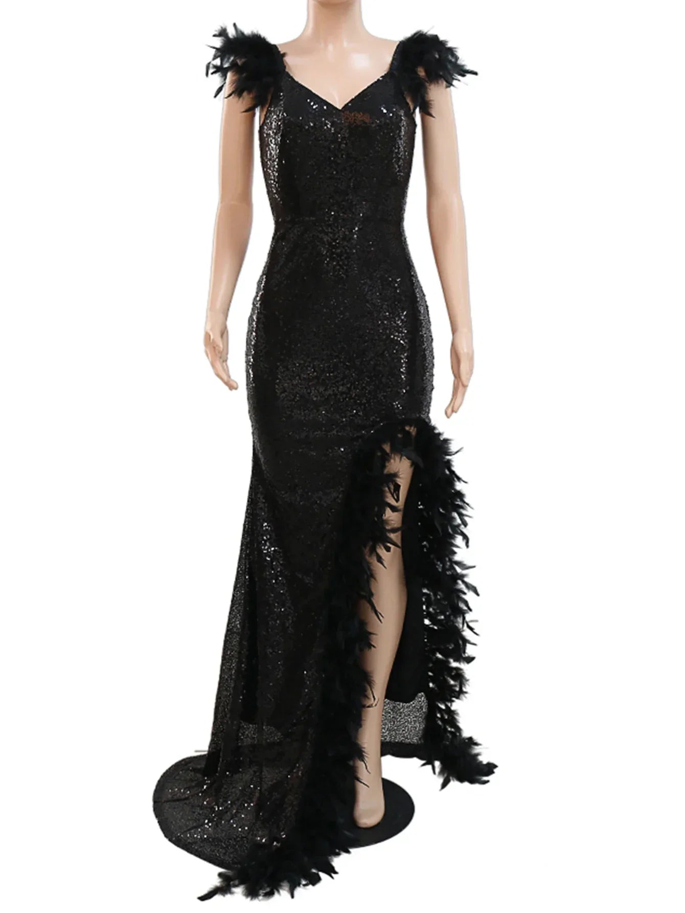 Sequin Maxi Bodycon Birthday Party Dress Luxlife Brands