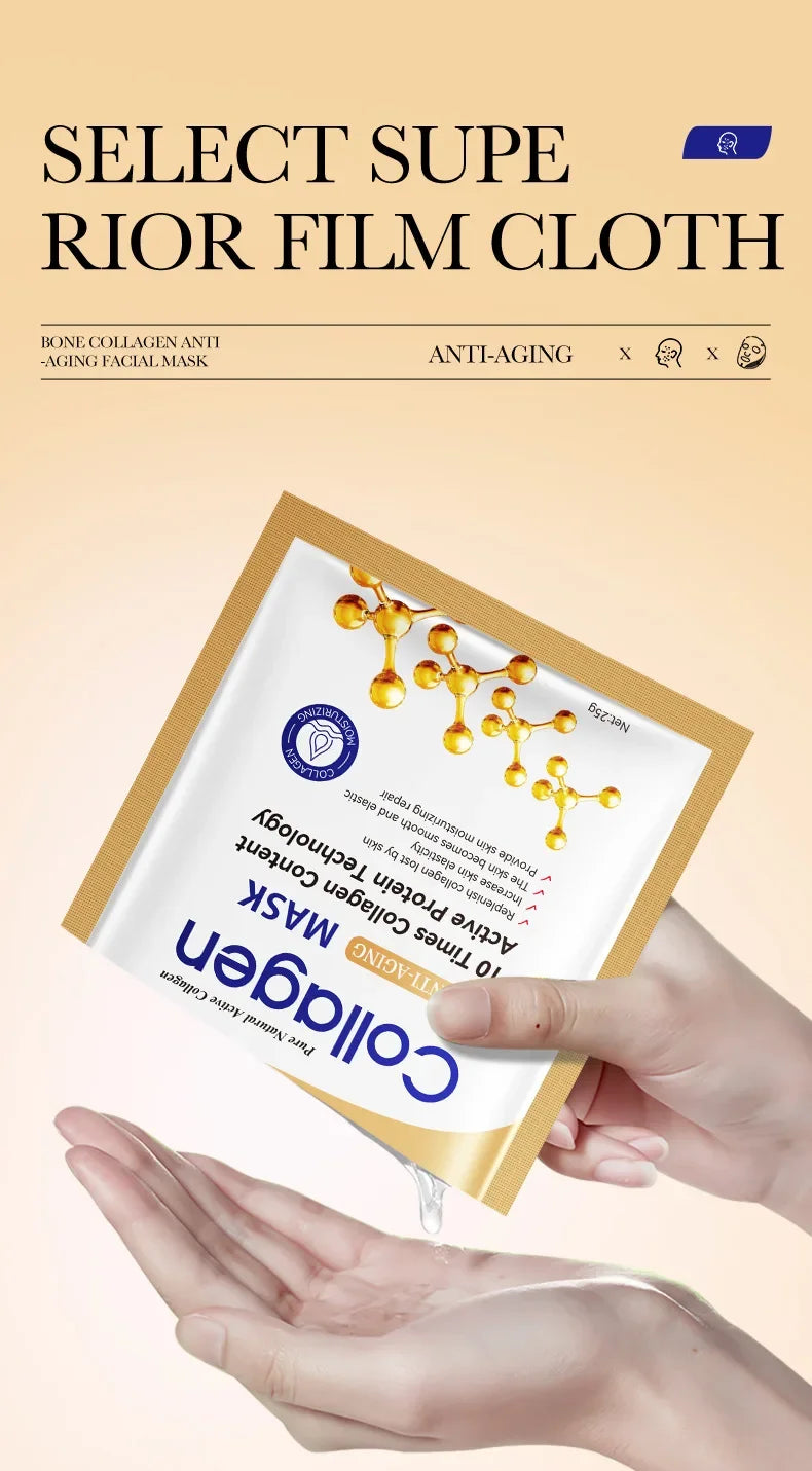 Hyaluronic Acid Collagen Face Masks Luxlife Brands