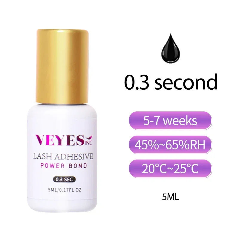 Veyes Inc Eyelash Extensions Glue 5 Days Free Shipping from US Veyelash 7 Weeks Retention Volume Lash Adhesive Makeup Tools Luxlife Brands