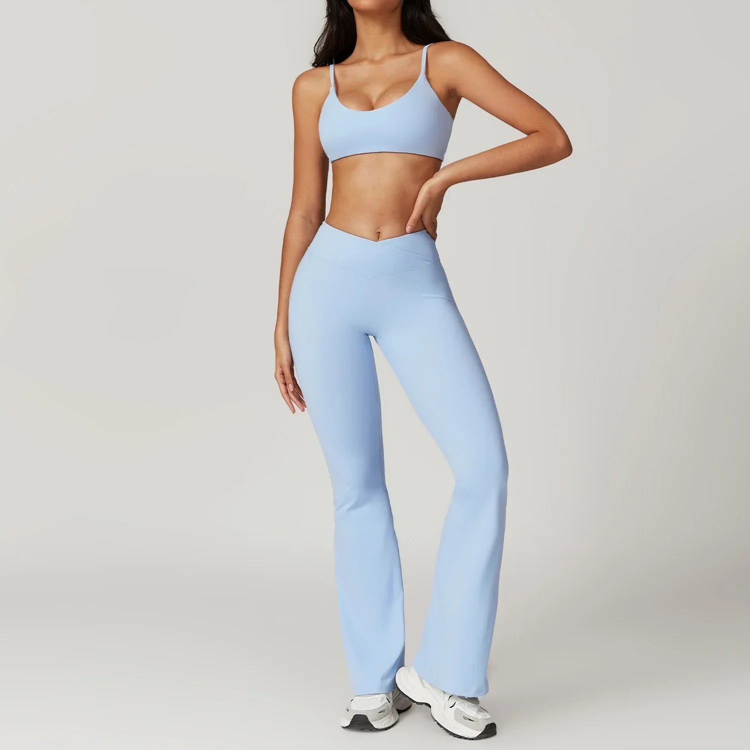 Lucid High Waist Flare Leg Yoga Set Luxlife Brands