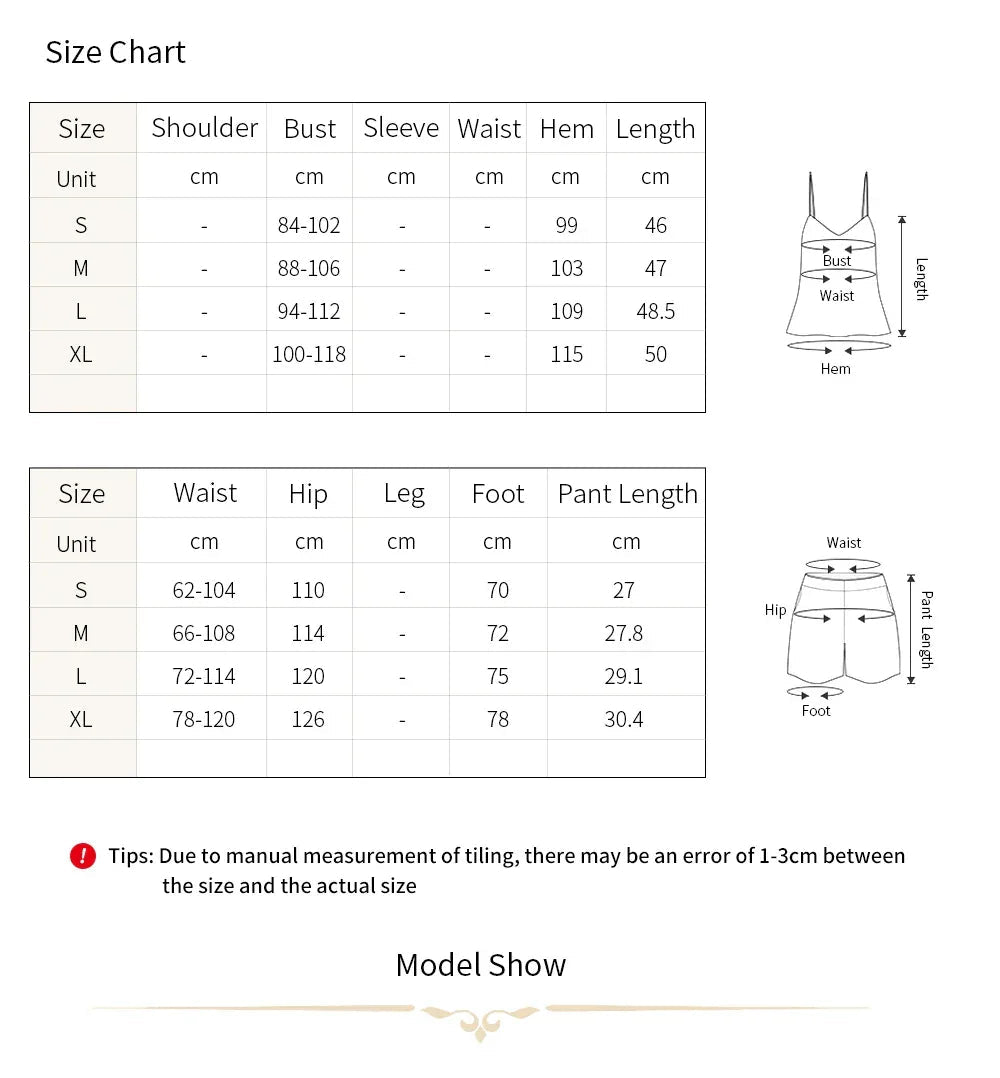 Women New Fashion Sexy Stripe Pajama Set Women's 2 Pieces Sleepwear Pyjamas Silk Satin Cami Top and Shorts Pajamas for Women Luxlife Brands
