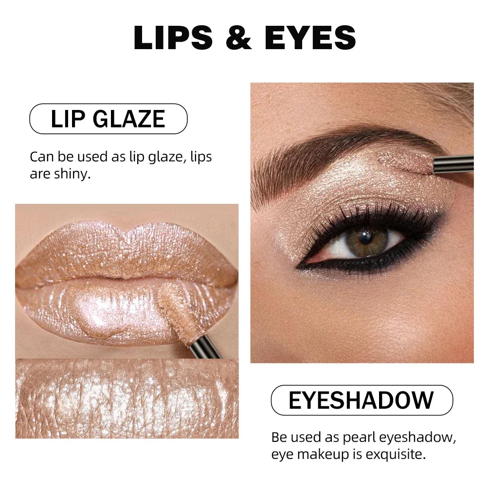 Pearl Shimmer Liquid Lip Gloss LUXLIFE BRANDS