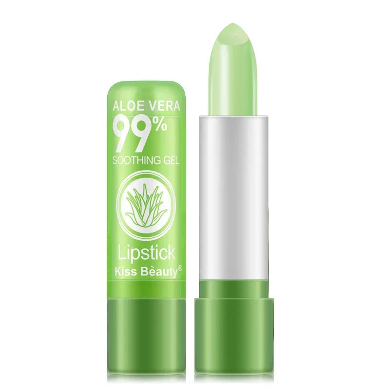 Aloe Vera Lipstick Color Changing Lip Balm Lasting Moisturizing Moisturizing Waterproof Temperature Change Lip Balm Luxlife Brands