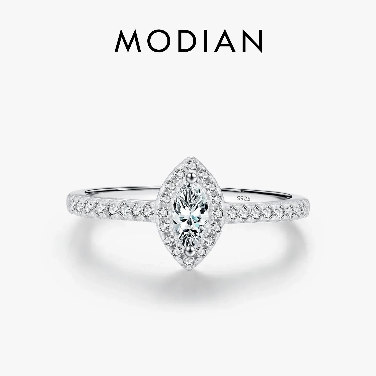 LUX Marquise Cut CZ Ring 925 Sterling Silver Luxlife Brands