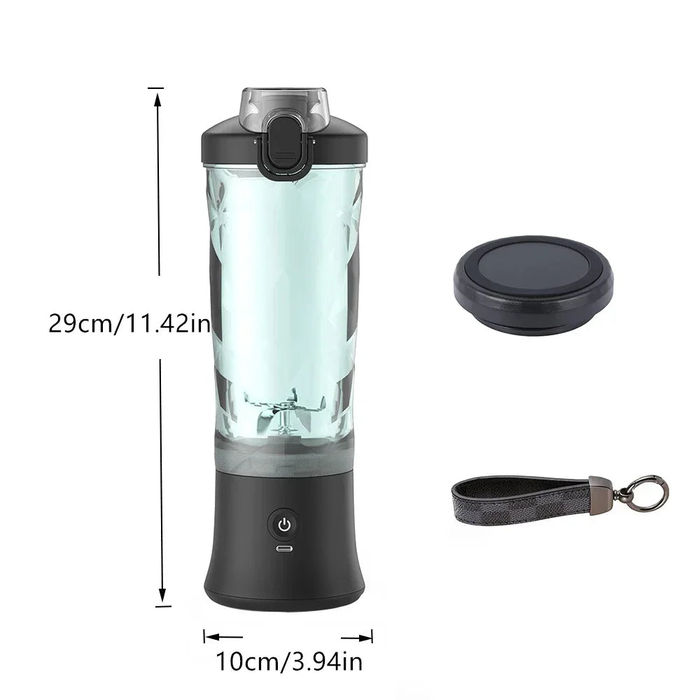 Healthy Living Portable Blender 20oz USB With 6 Blades