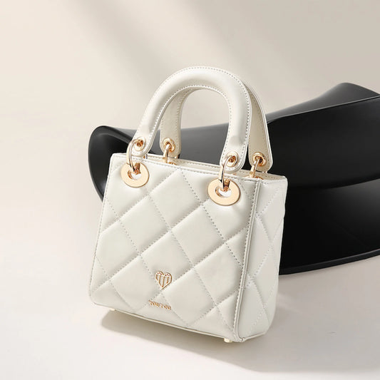 TOUTOU Luxury Designer Handbag for Women's with Removable Shoulder Strap Quilted Shoulder Bag Genuine Leather Crossbody Bag LUXLIFE BRANDS