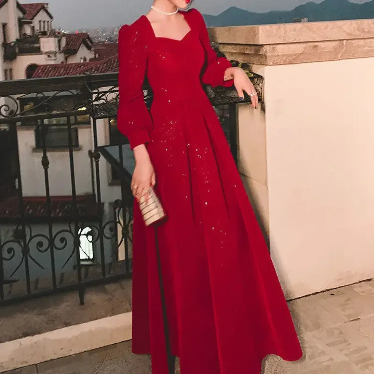 Luxury Red Ceremony Gown Luxlife Brands