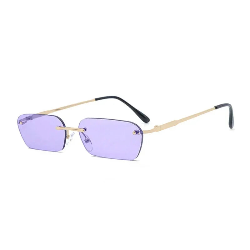 Fashion Rimless Sunglasses UV400 Luxlife Brands
