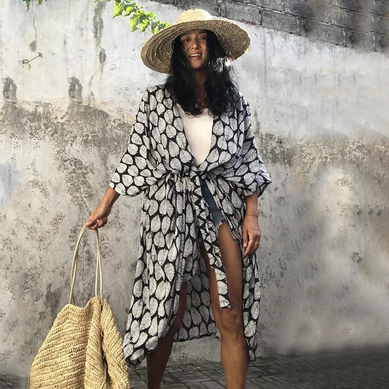 Tie Dye Kimono Summer Dress Luxlife Brands