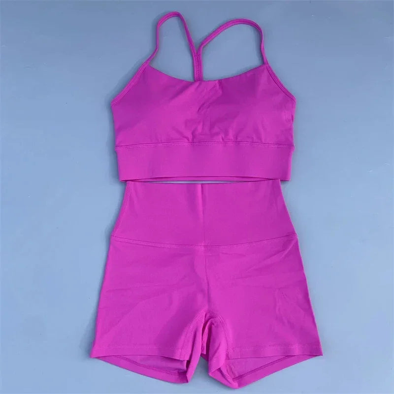 Lightweight Quick Dry Training Bra & Shorts Set Luxlife Brands