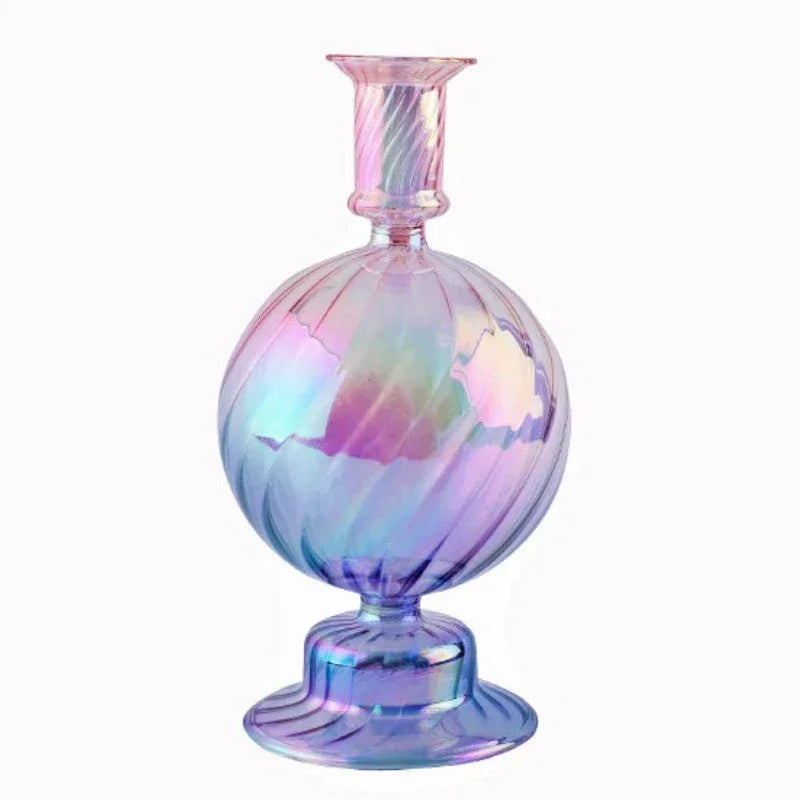 Floriddle Retro Candlesticks Taper Candle Holders Tall Candlesticks Decoration Party Glass Vase Home Decor Wedding Decoration Luxlife Brands