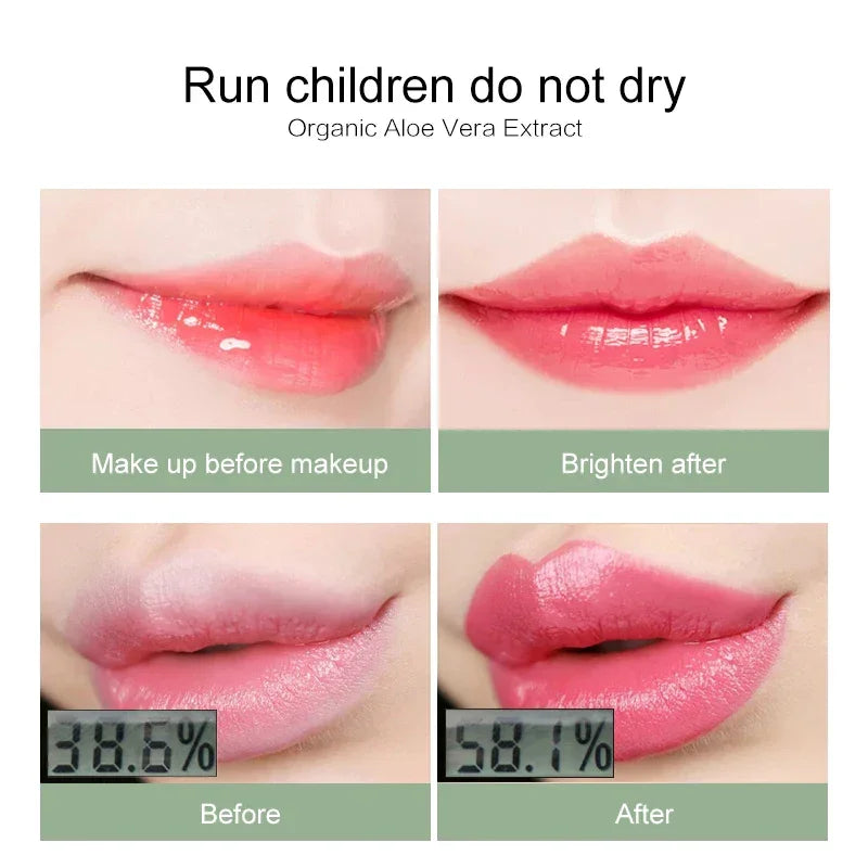 Aloe Vera Lipstick Color Changing Lip Balm Lasting Moisturizing Moisturizing Waterproof Temperature Change Lip Balm Luxlife Brands