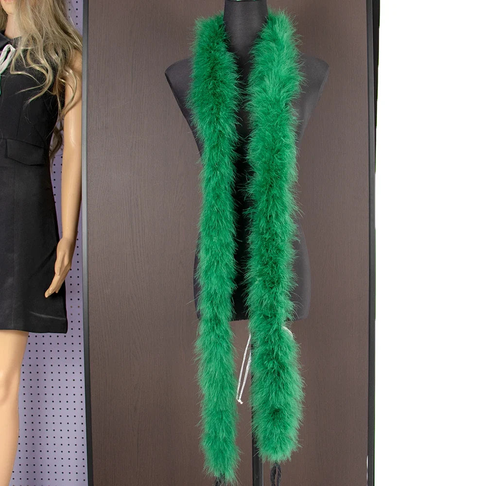 Fluffy Marabou Turkey Feather Boa (2 Meters)