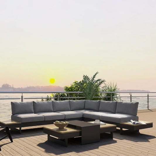 Garden Furniture Deep Seating Patio Set Sun Lounger Outdoor Furniture Daybed