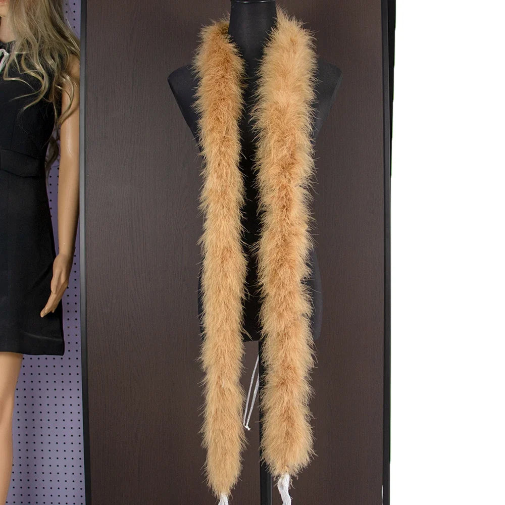 Fluffy Marabou Turkey Feather Boa (2 Meters)