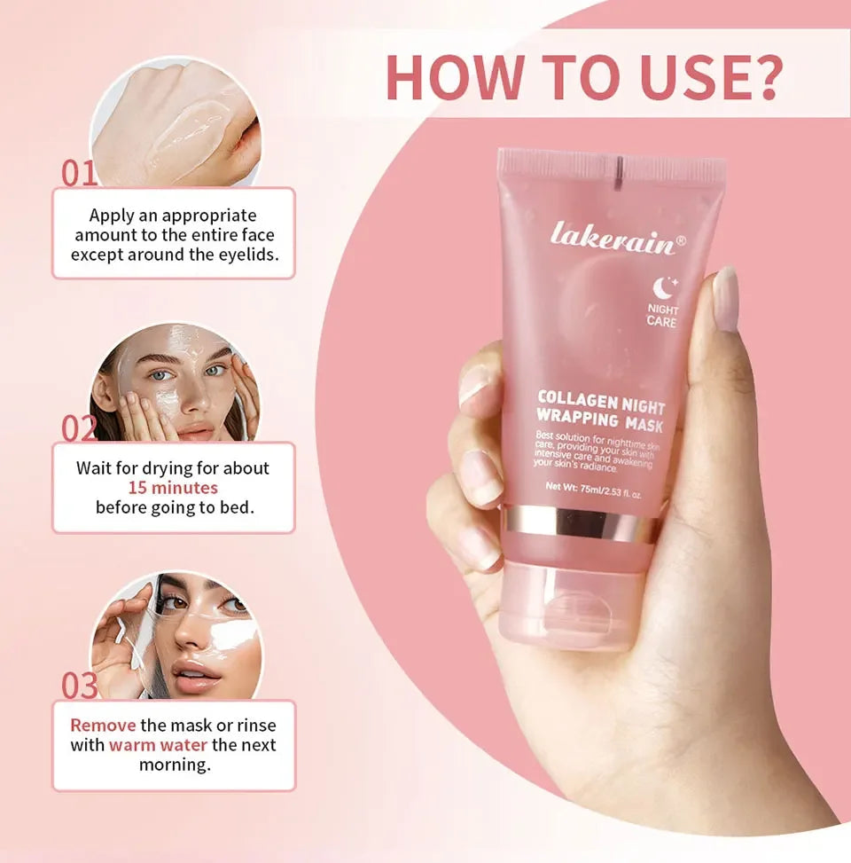 Glow + Hydrate Collagen Night Mask Luxlife Brands