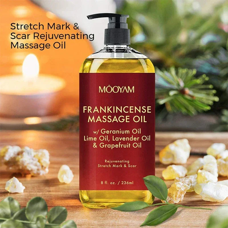 100% Pure Natural Organic Lavender Relaxing Anti Cellulite Body Skin Massage Body Oil Sore Muscle Massage Oil Frankincense Oil Luxlife Brands