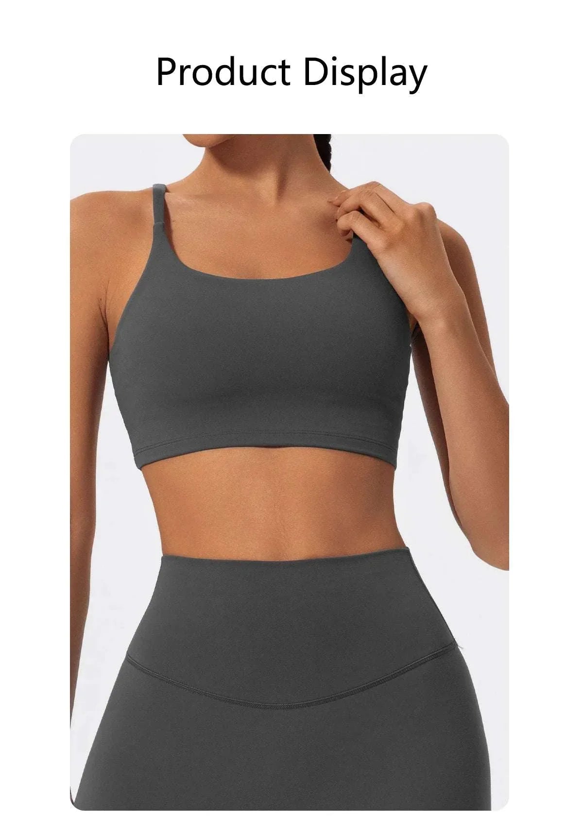 Hearuisavy Ultra-Soft Fabrics Sports Bra Gym Top Women Push Up Workout Quick-Dry Yoga Clothes Sportswear Fitness Underwear Women