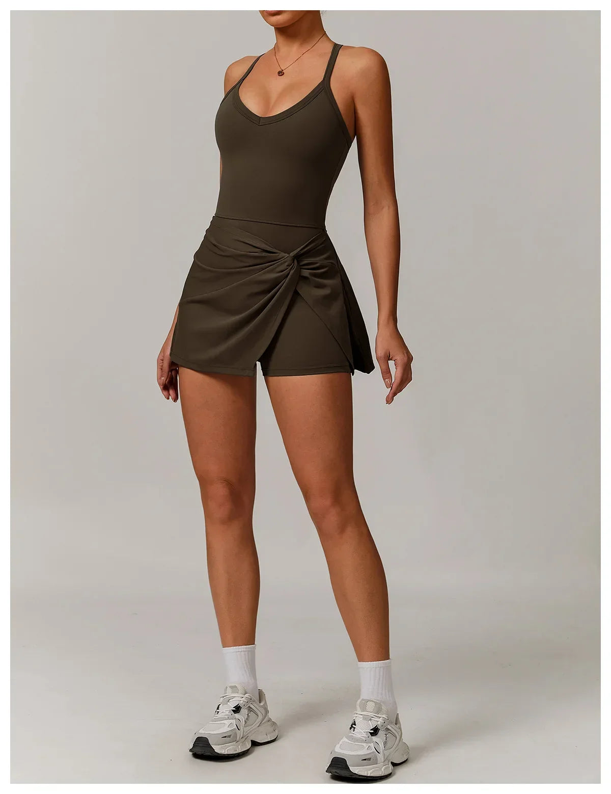 Tennis Crossback Push Up Dress Luxlife Brands