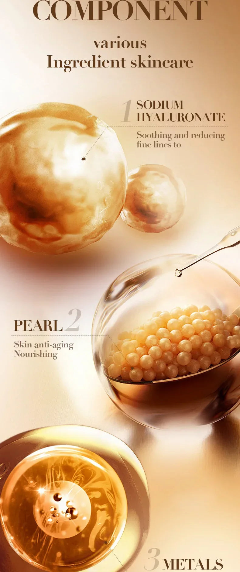 24K Golden Pearl Collagen Hydrating Firming Cream Luxlife Brands