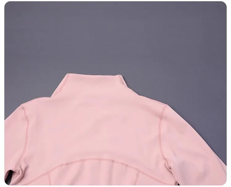 Women's Slim Fit Yoga Zip Top Luxlife Brands