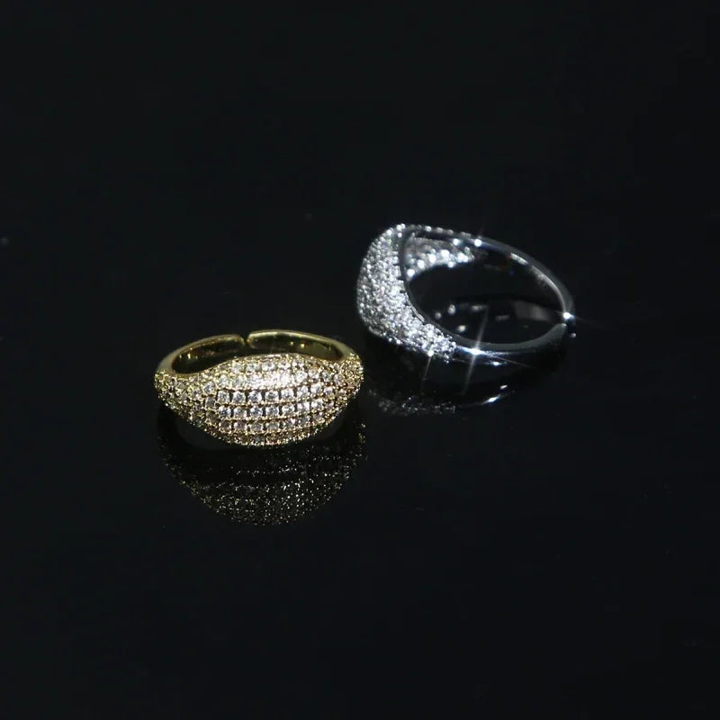 Stella Gold/Platinum Plated 5A Zirconia Rings Luxlife Brands