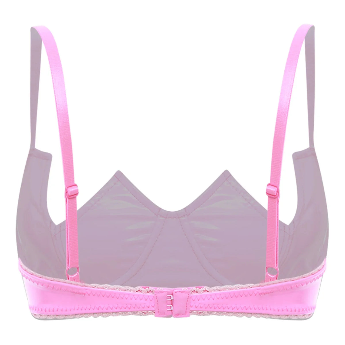 V-Notch Underwired Open Chest Bra Top