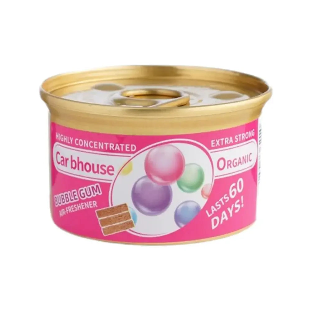 Car Air Freshener Bubble Gum Scent Organic Cans Odor Eliminator Essential Long-Lasting Strong Fragrance For Auto Home Closet Luxlife Brands