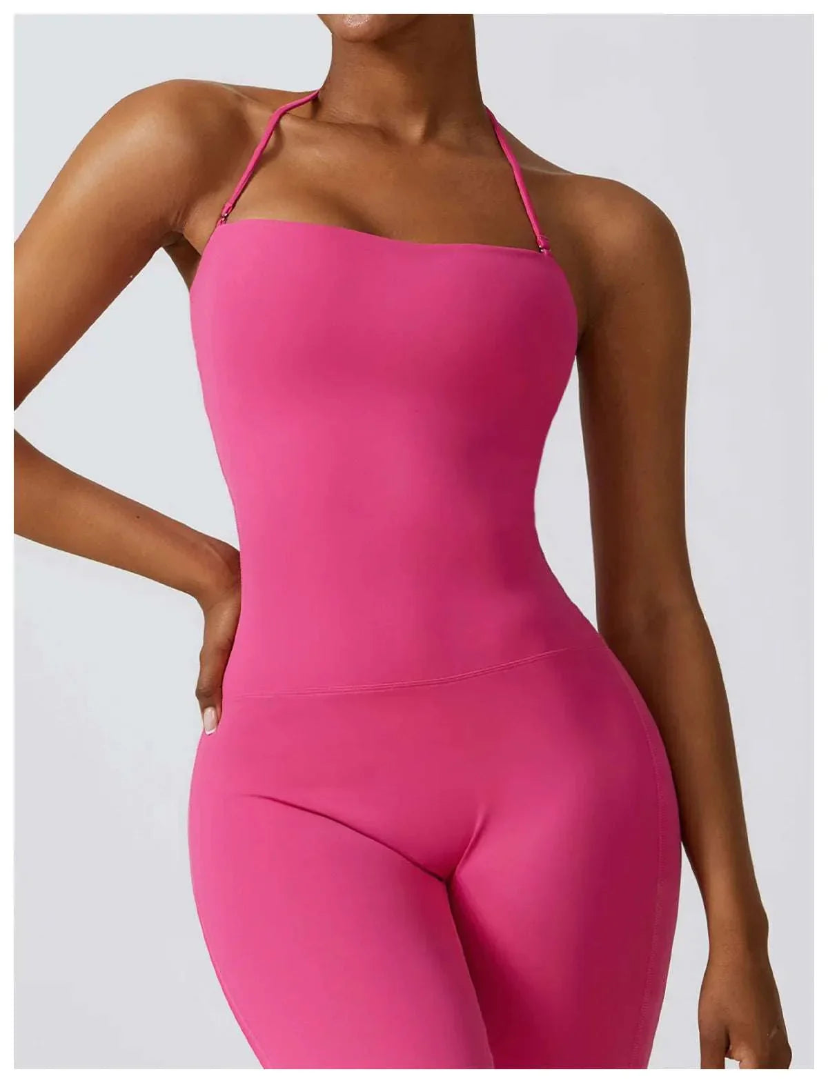 One Piece Sleeveless Yoga Suit Gym Set Women Training Sportswear Fitness Sports Jumpsuit Women Push up Workout Bodysuits Female