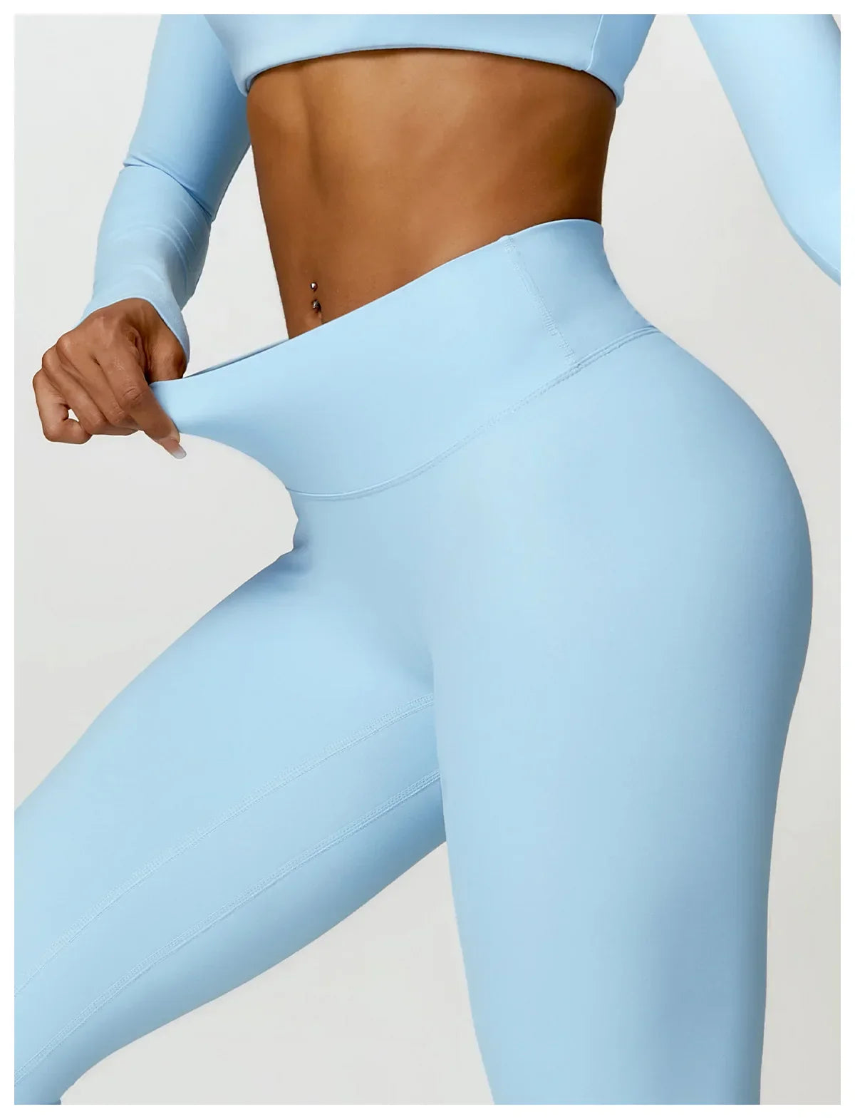 New Long sleeve Shirt Sports Set Women Fitness Tights Yoga Set Crop Top Running High Waist Gym Set Womens Outfits Yoga Clothing Luxlife Brands