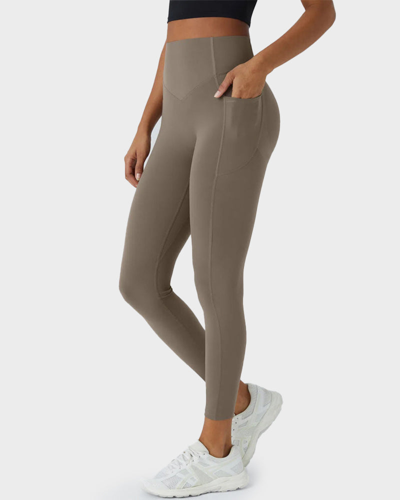 Tummy Control Butt-Lifting Training Leggings with Pockets SheCurve