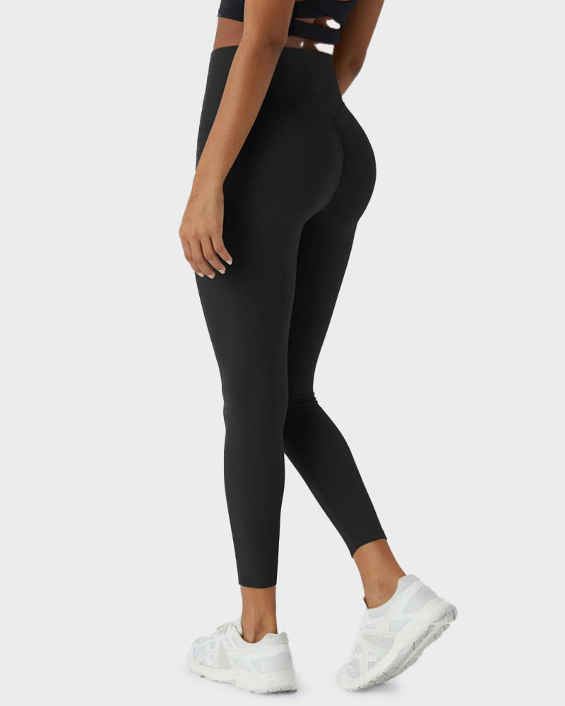Tummy Control Butt-Lifting Training Leggings with Pockets SheCurve