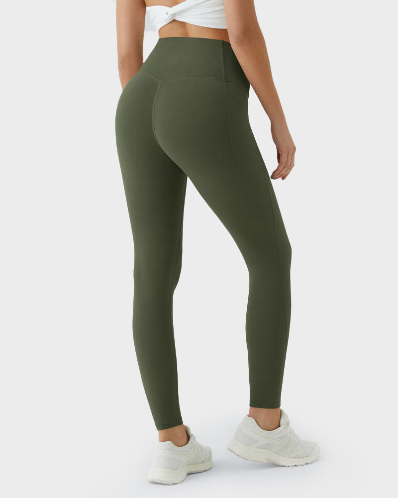 Tummy Control Butt-Lifting Training Leggings with Pockets SheCurve