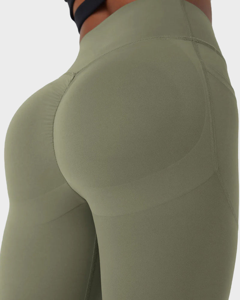 Tummy Control Butt-Lifting Training Leggings with Pockets SheCurve