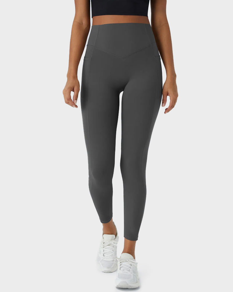 Tummy Control Butt-Lifting Training Leggings with Pockets SheCurve