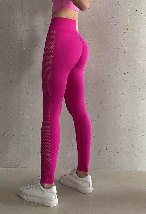 Fishnet Leggings Rockstar Peach