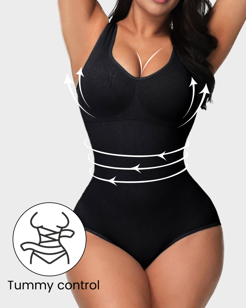 Smoothing Seamless Tank Top Bodysuit SheCurve