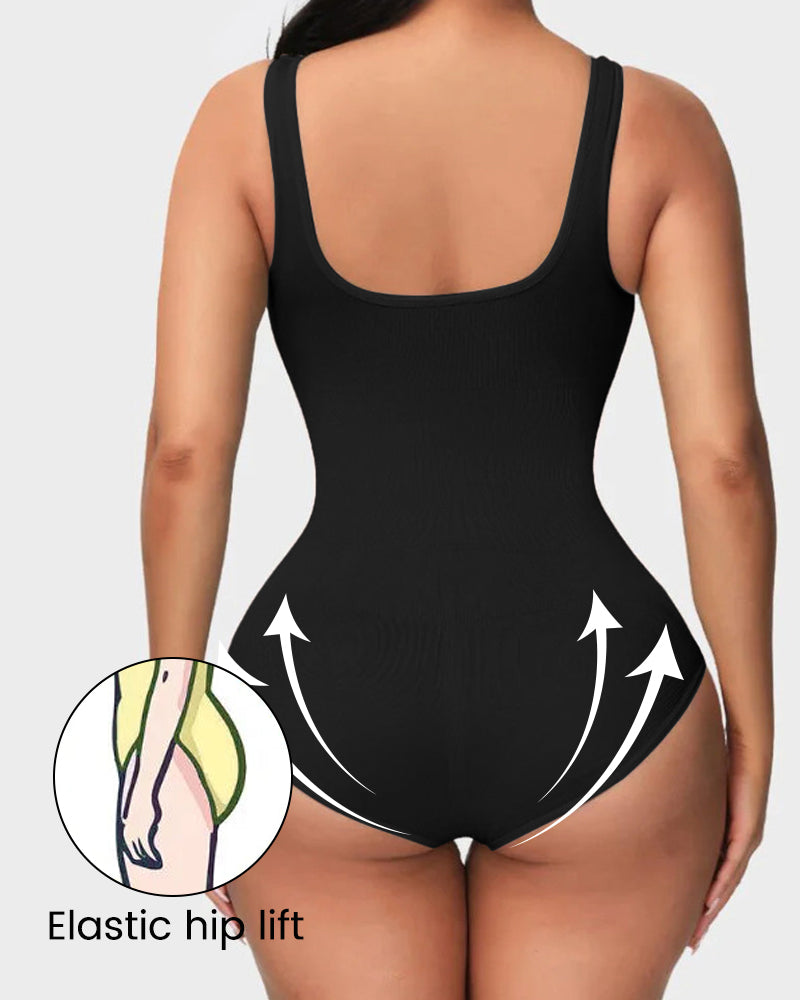 Smoothing Seamless Tank Top Bodysuit SheCurve