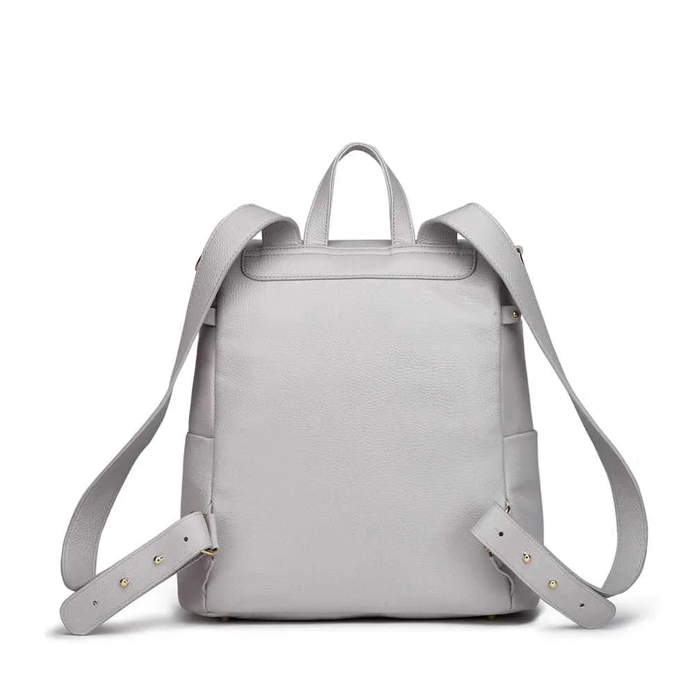 Signature Diaper Bag Stone Grey Luli Bebe