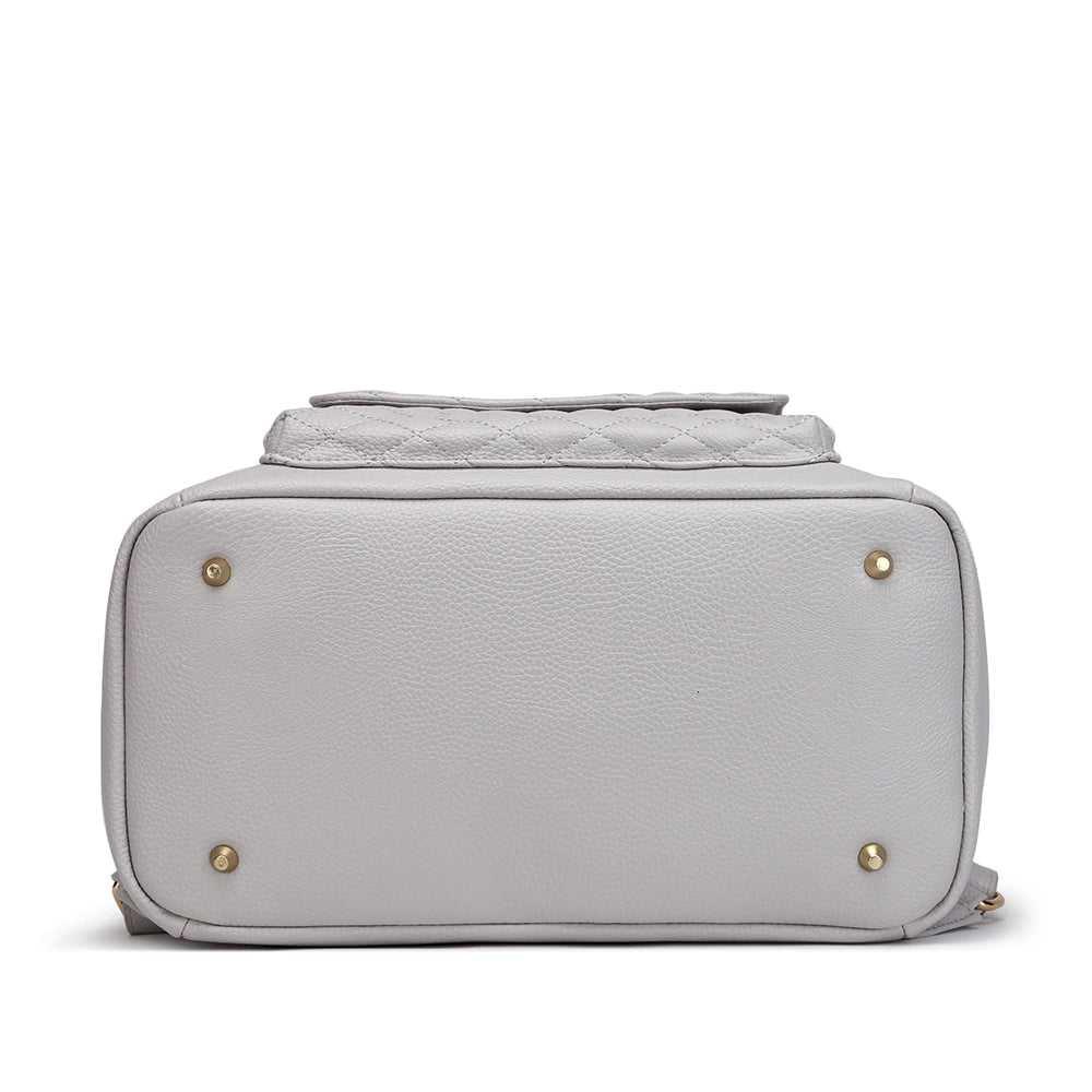 Signature Diaper Bag Stone Grey Luli Bebe