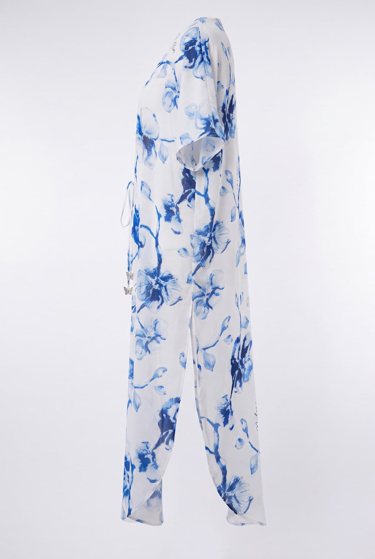Miranda long cover up 100% Silk Satin