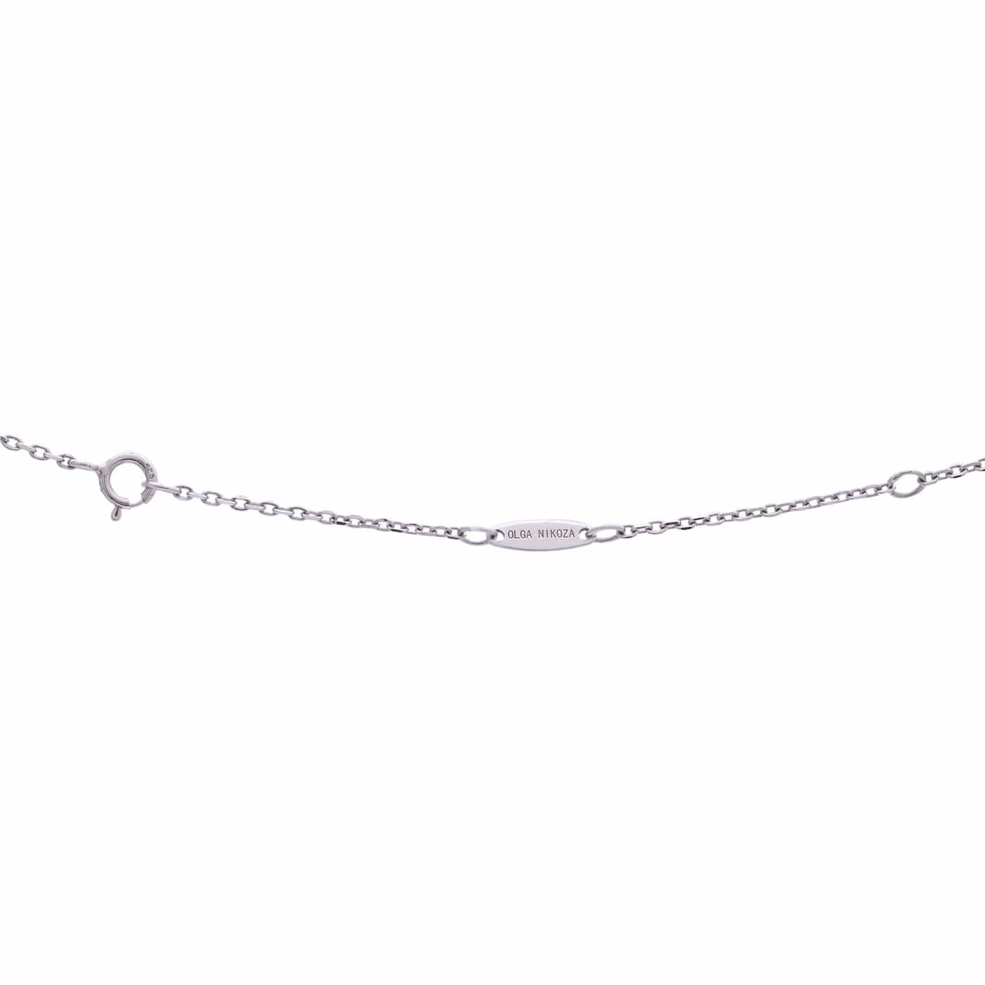 .925 Silver Papillon Butterfly Women's Necklace Jewelry NIKOZA