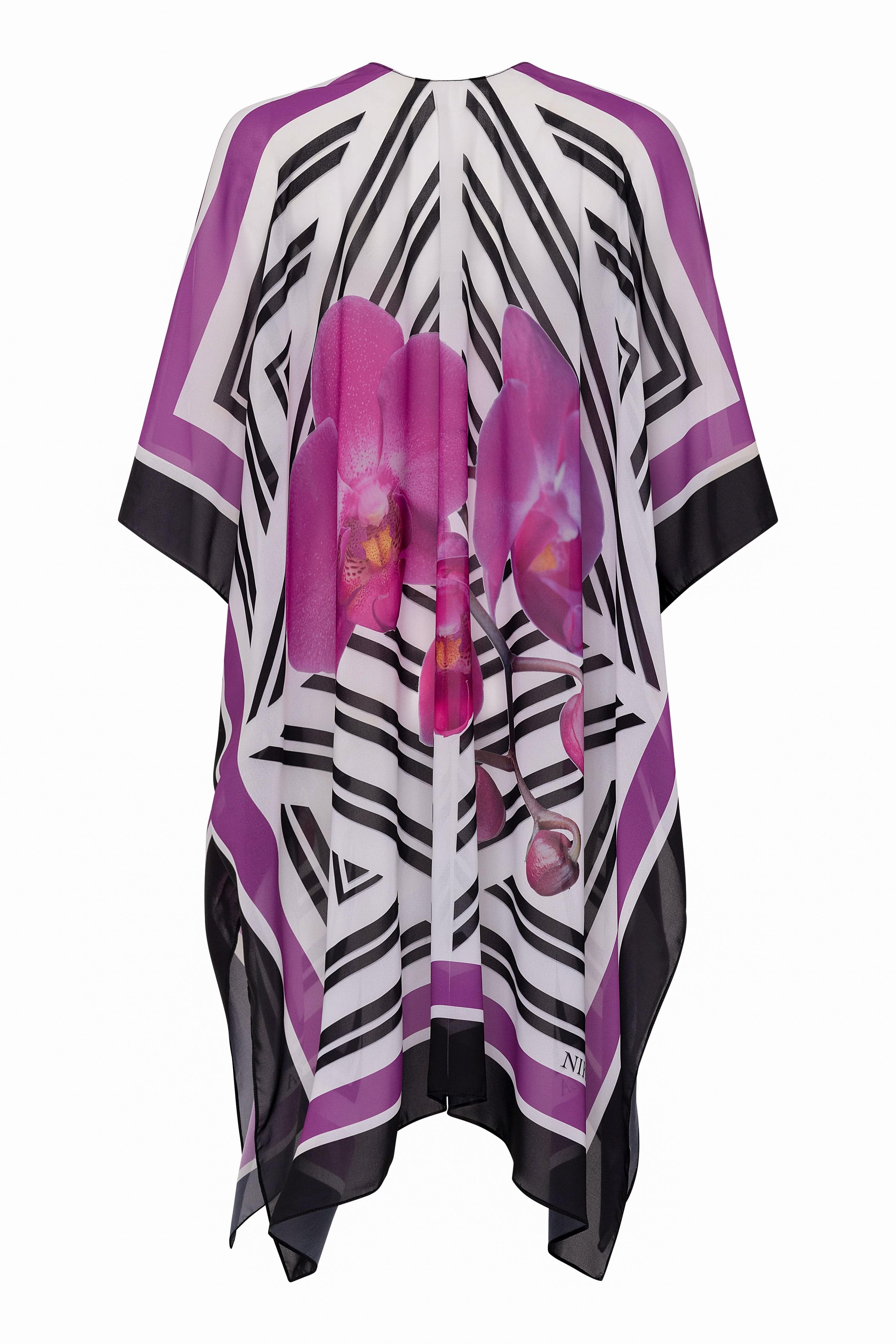 Phalaenopsis Tunic-100% Silk NIKOZA