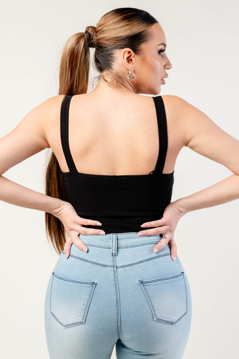 Soft Scuba Bodysuit – Sleek, Stretchy, and Stunning Bella Moda Latina
