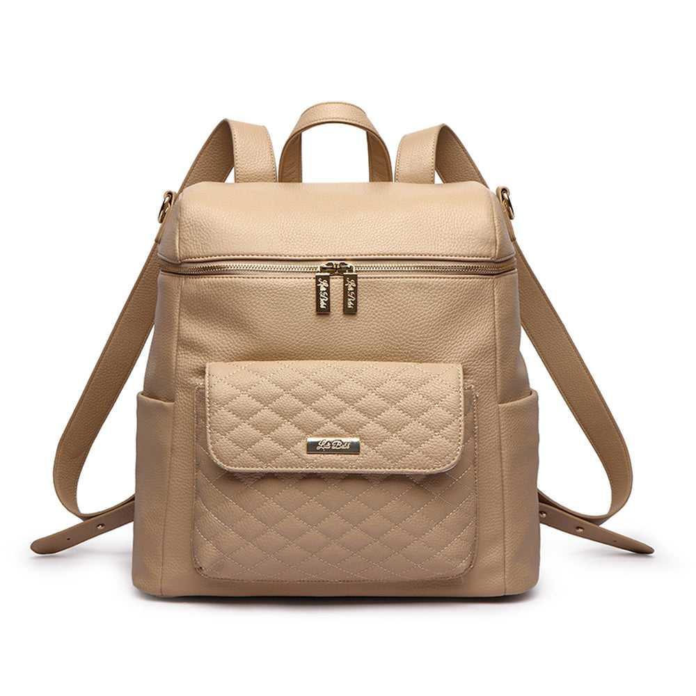 Signature Diaper Bag Latte Brown Luli Bebe
