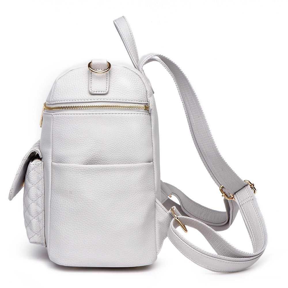 Petit Diaper Bag Stone Grey Luli Bebe